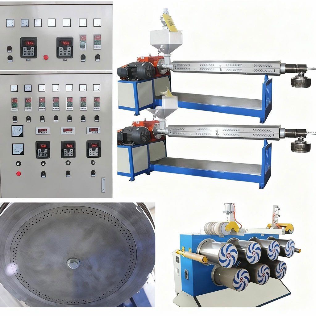 塑料合成睫毛长丝挤出生产线